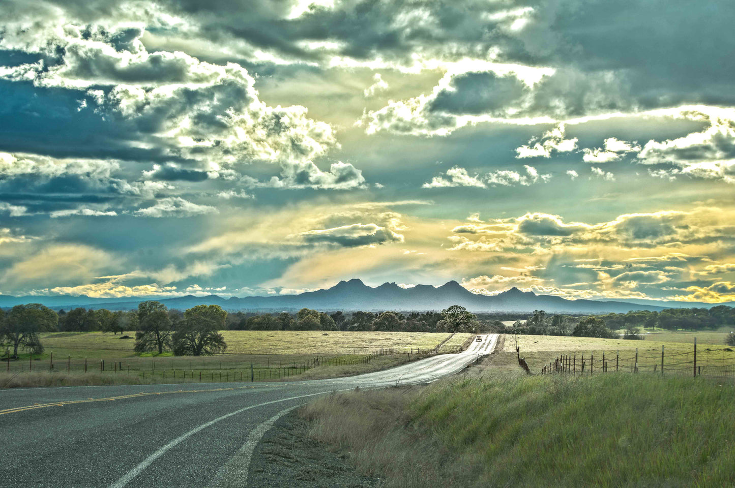 Sutter Buttes - Framed Canvas Print | by Jonathan Beth