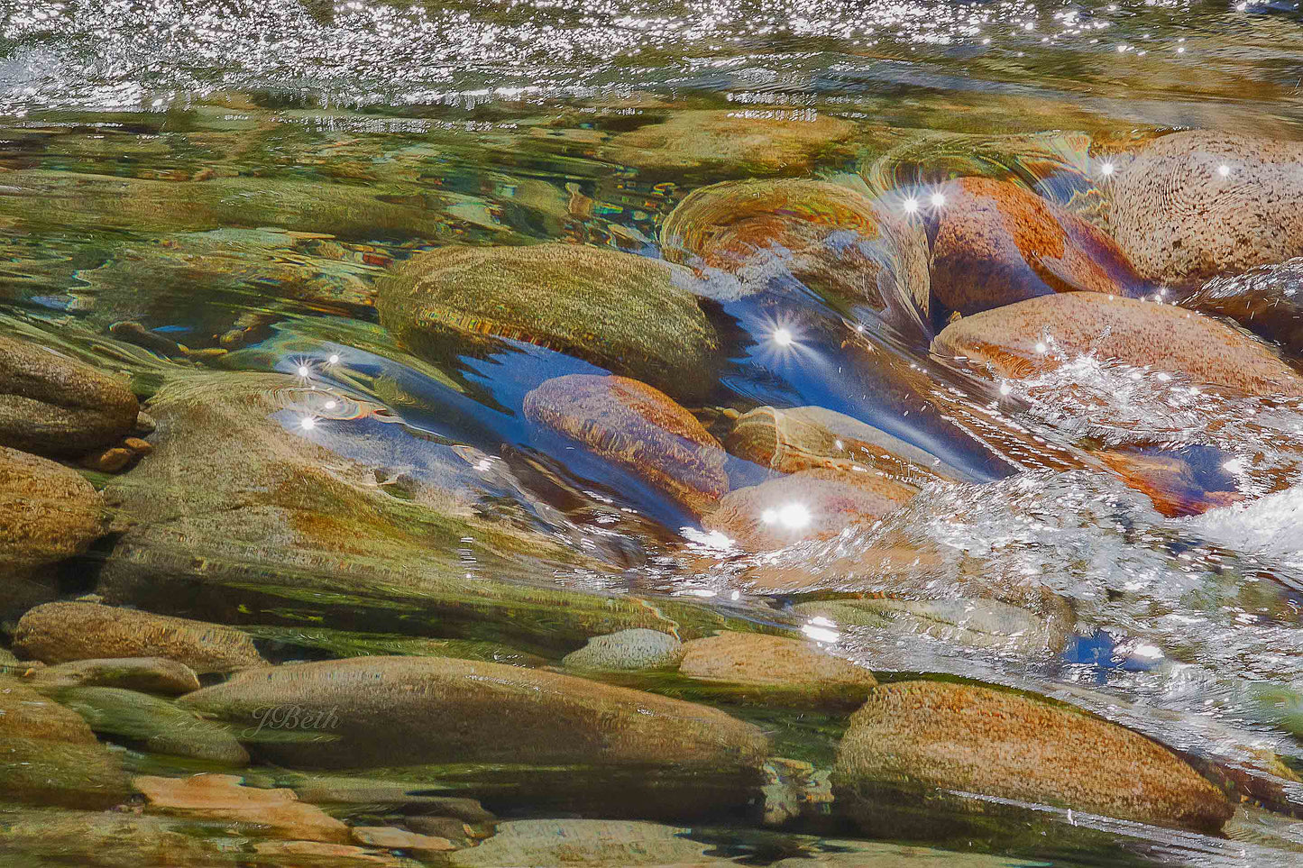 Yuba Swirl - Framed Print | by Jonathan Beth