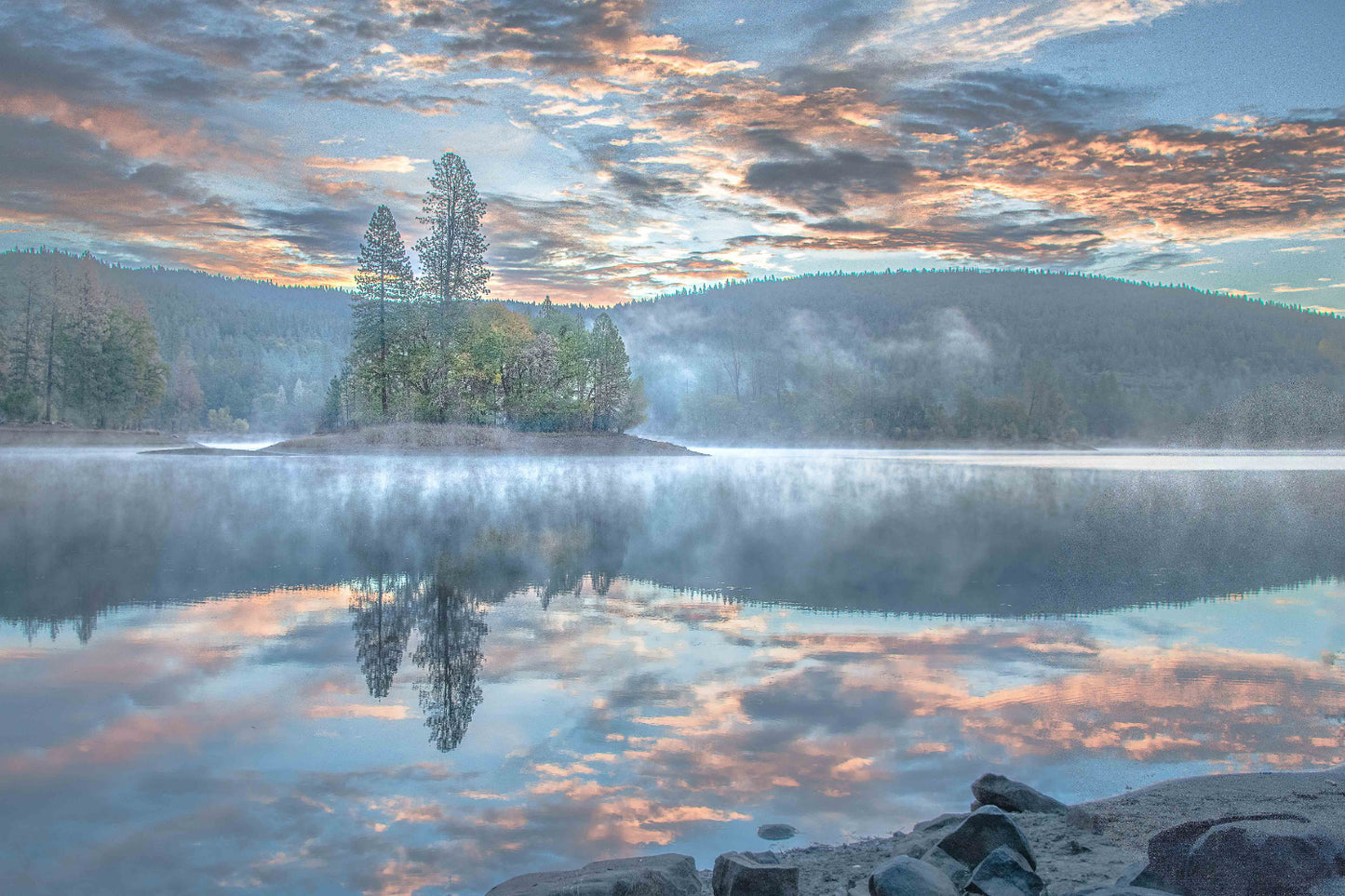 Lake Francis Sunrise - Metal Print | by Jonathan Beth