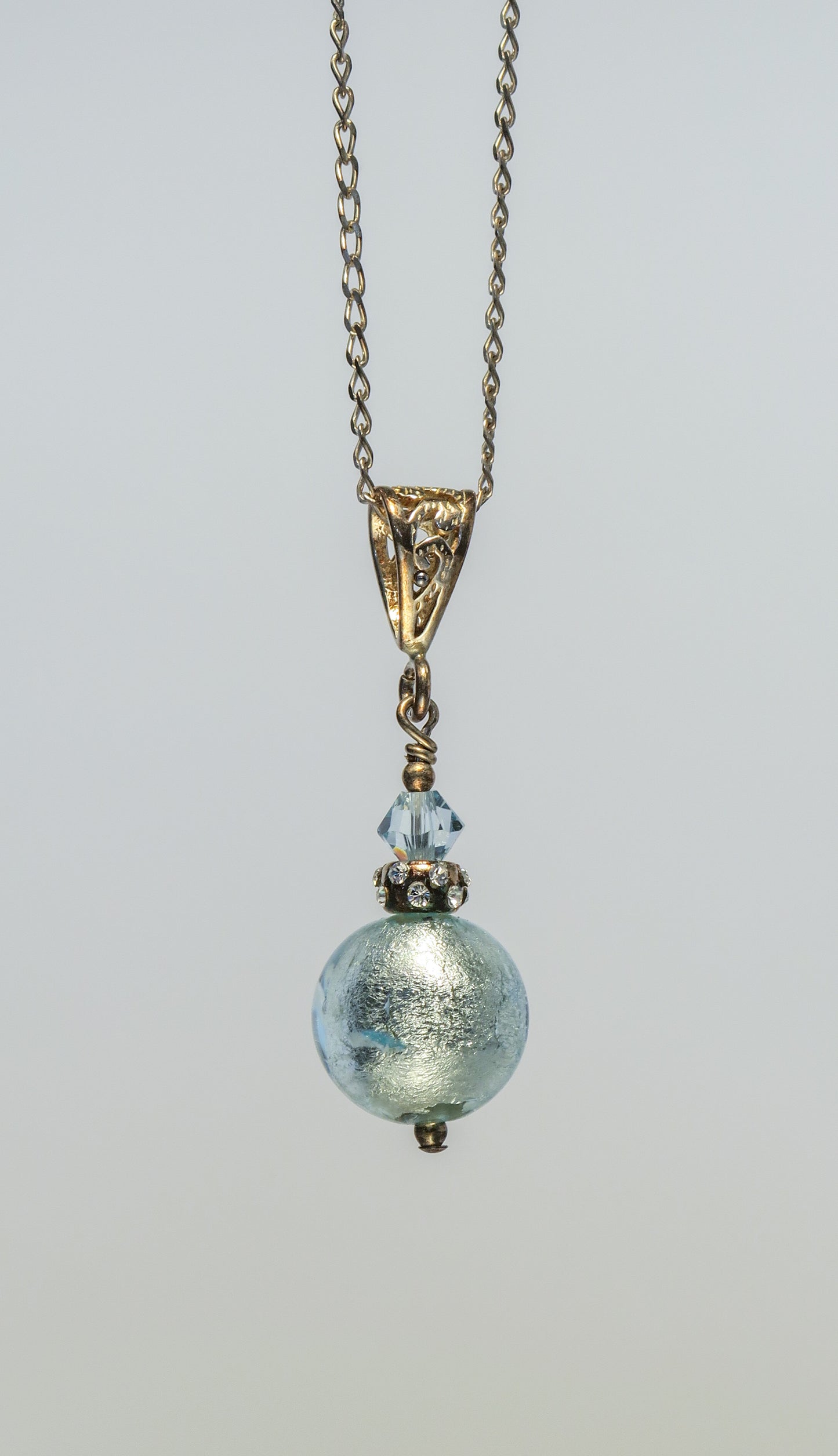 Drop Pendant and Earrings | by Murano Glass