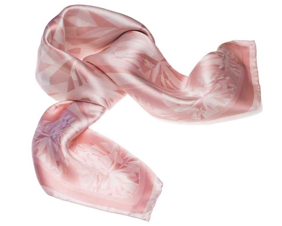 Jewels Square Scarf - Blush | by Greta Bonvini