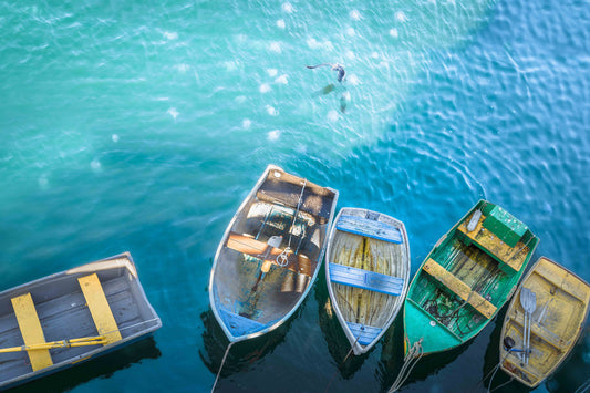Monterey Boats - Framed Print | by Jonathan Beth