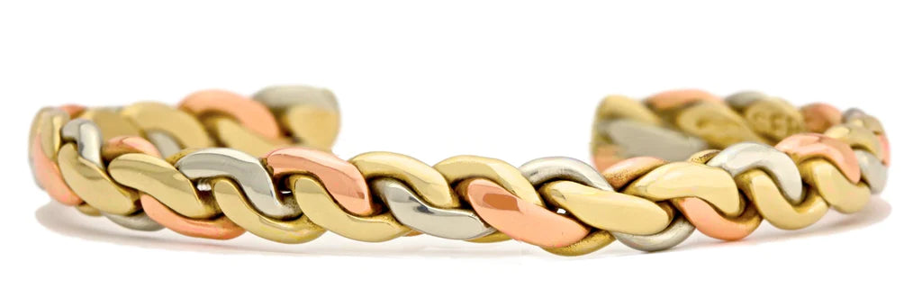BRAID, Copper Bracelet, Size M | by Sergio Lub
