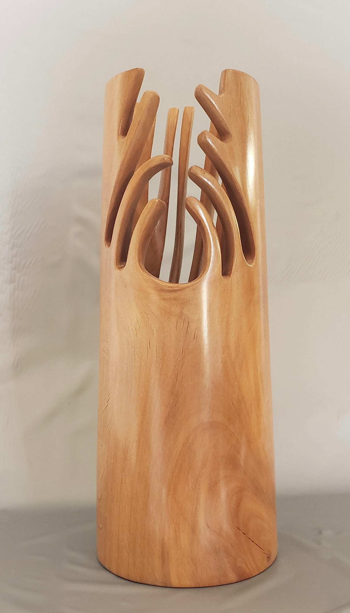 Carved Mystery Wood Vase | by David Wittenbrock