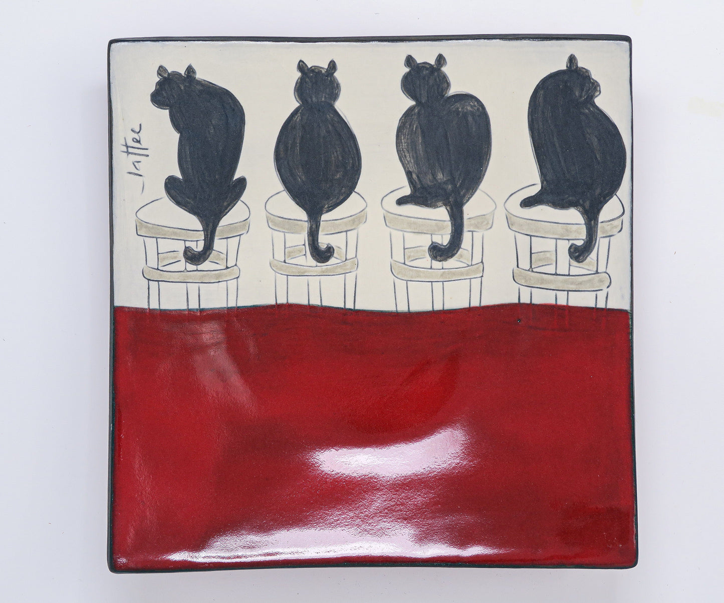 Cat Plate | by Sally Jaffee