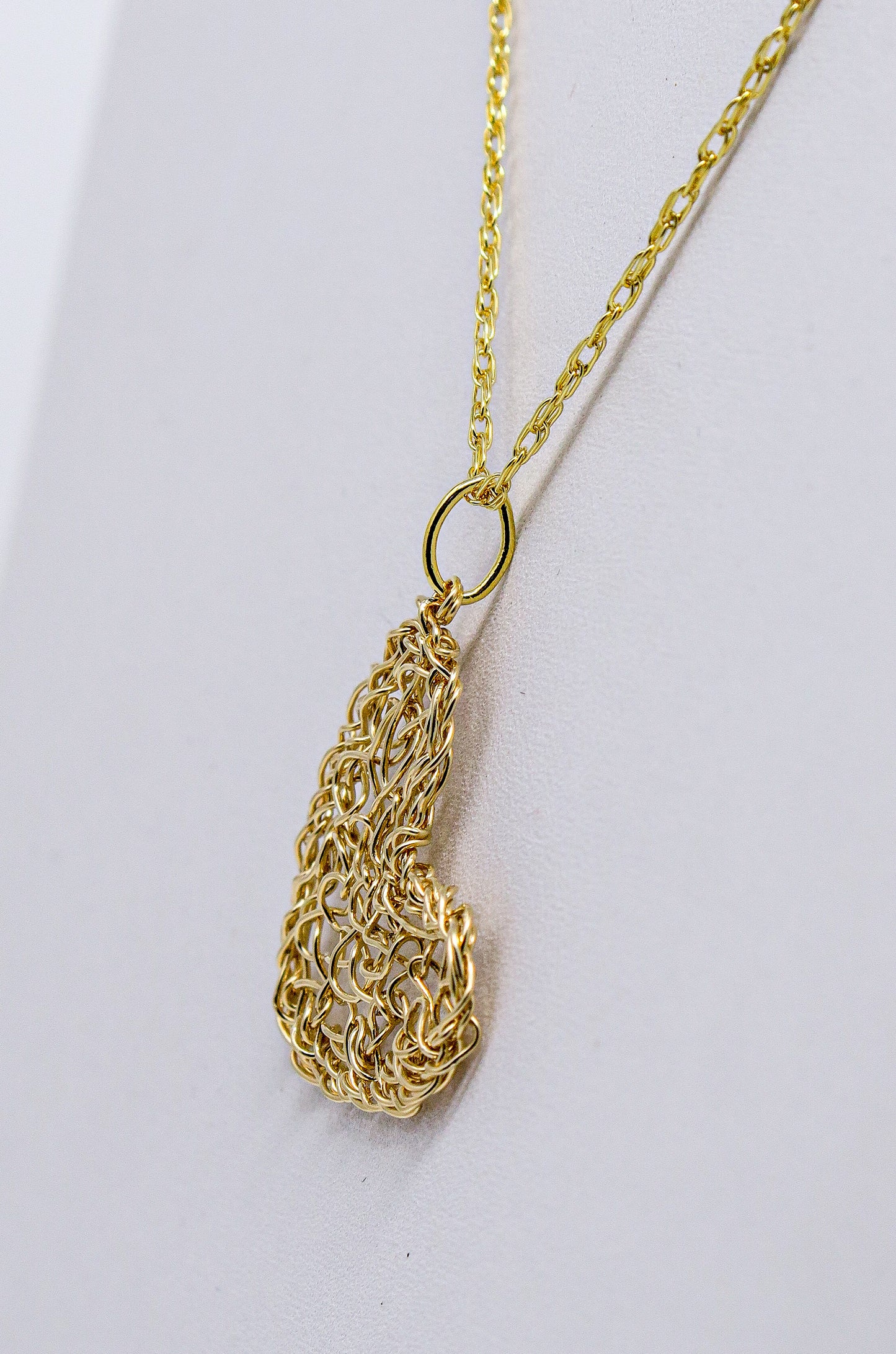 Gold-filled Heart Pendant on a 18” Gold-Filled Chain | by Kathryn Stanko