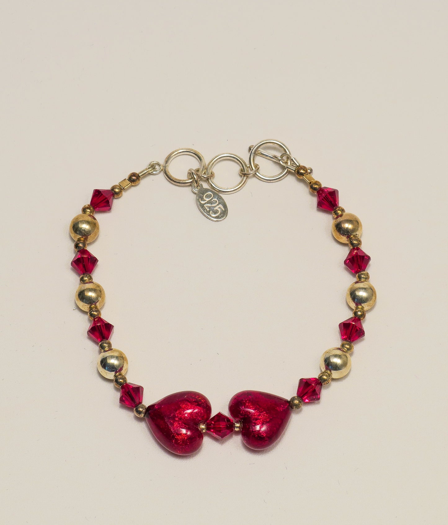 Byzantine Heart Bracelet | by Murano Glass